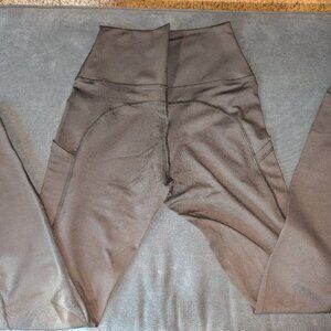 OFFLINE By Aerie The Hugger High Waisted Pocket Legging - Size M Long - Black